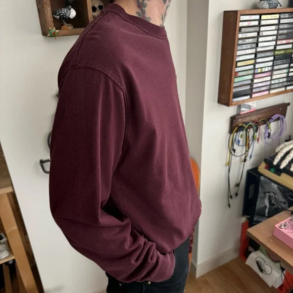 Carhartt Port Cropped Boxy Long Sleeve Pocket Tee ~ Size Small - Picture 4 of 7